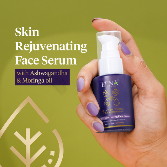 Skin Rejuvenating Face Serum with Ashwagandha and Moringa oil