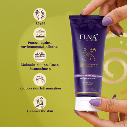 Shatadhaut Ghrit  (100 Times Washed Ghee) Face Wash with Natural Vit C