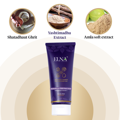 Shatadhaut Ghrit  (100 Times Washed Ghee) Face Wash with Natural Vit C